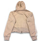 2000's Adidas Beige Cropped Zip Hoodie Women's *rare (L)