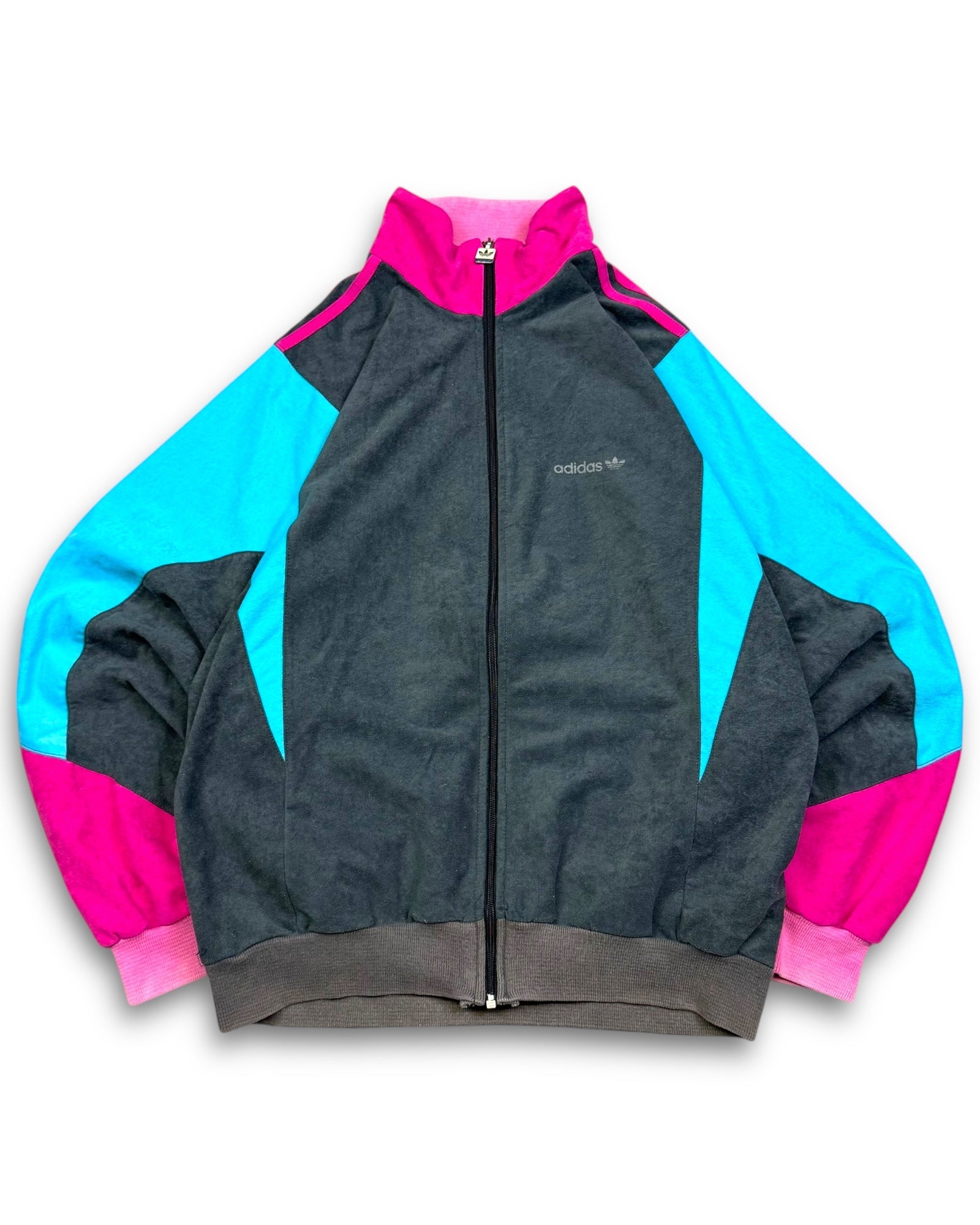 1990's Adidas Gray Track Jacket *very rare (L)