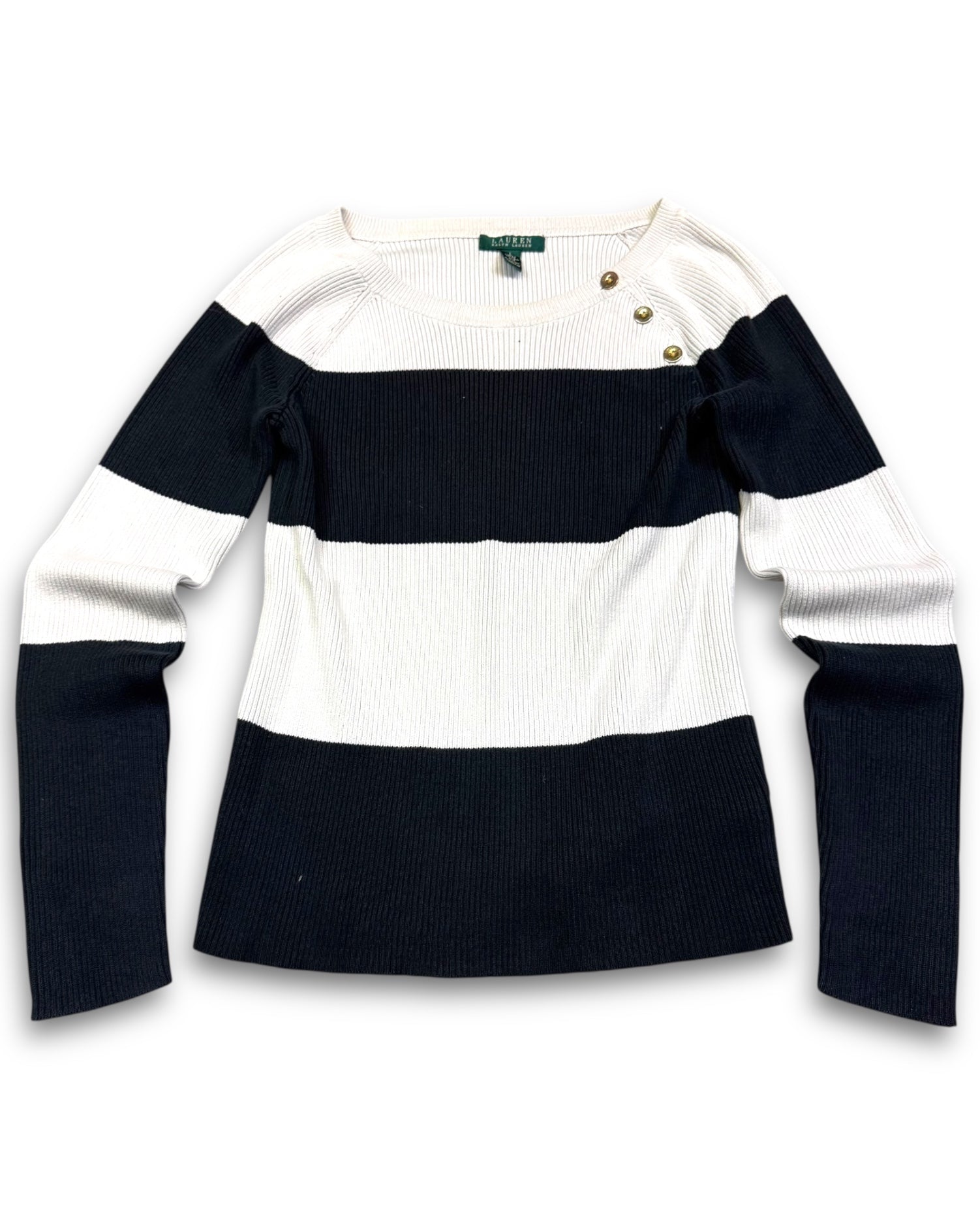 2000's Ralph Lauren Black Longsleeve Women's * (M)