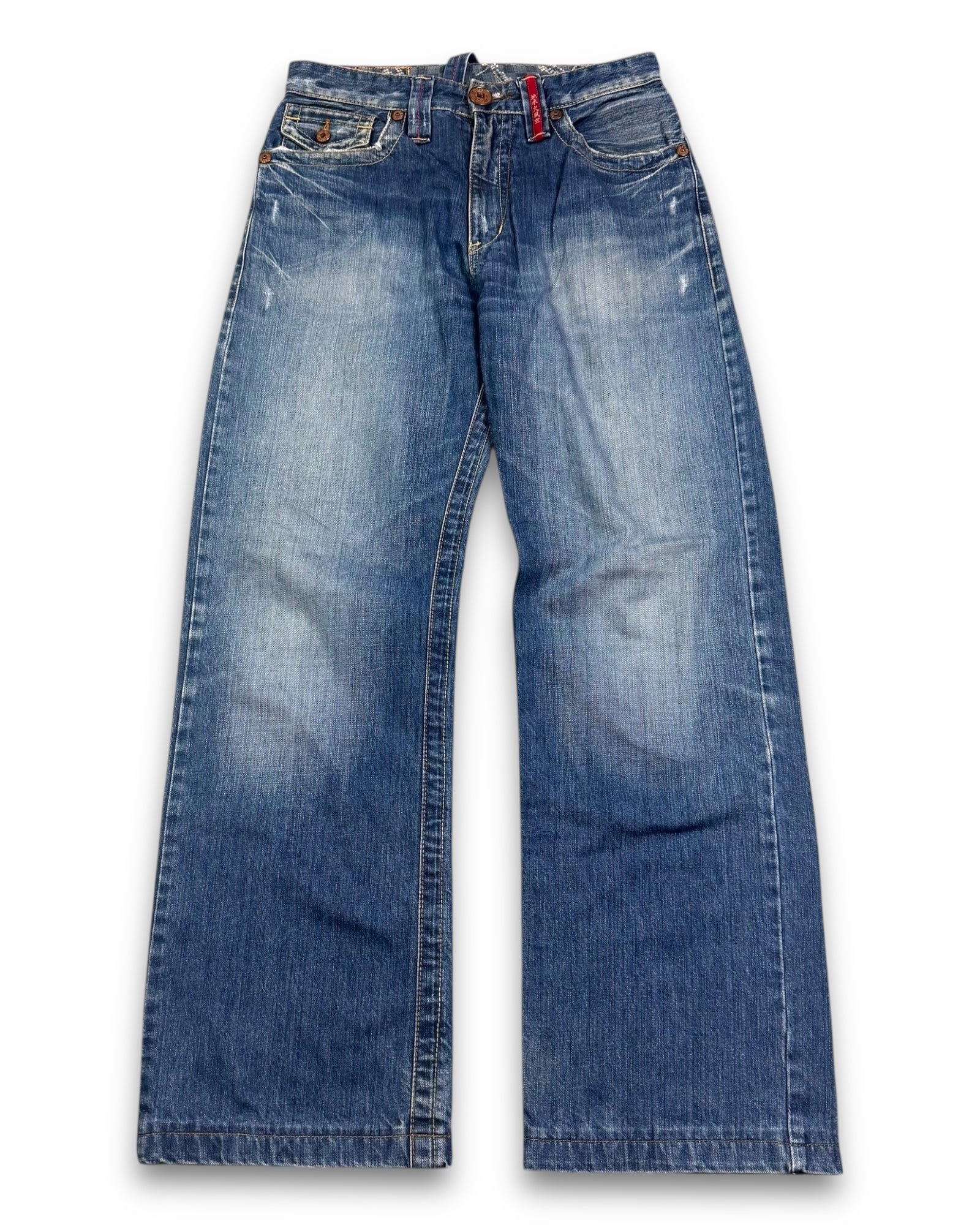 2000's Japanese Blue Straight Jeans * (S)