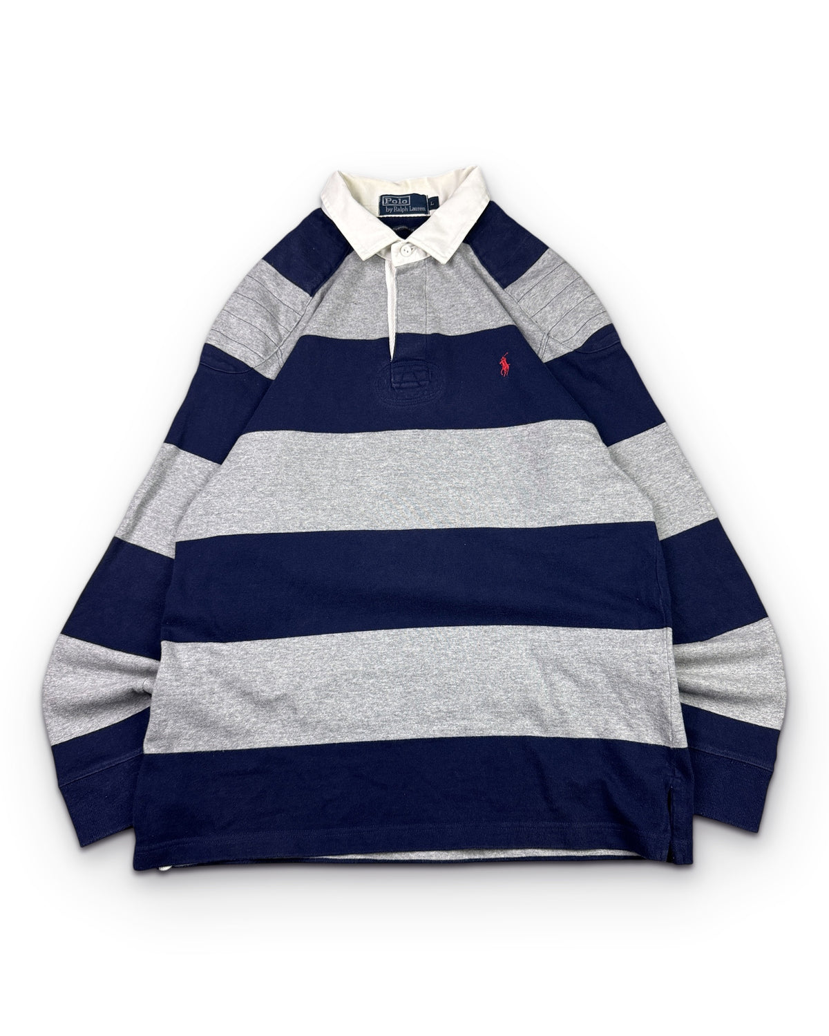 2000's Ralph Lauren Rugby Sweater (L) - Lennys Vintage