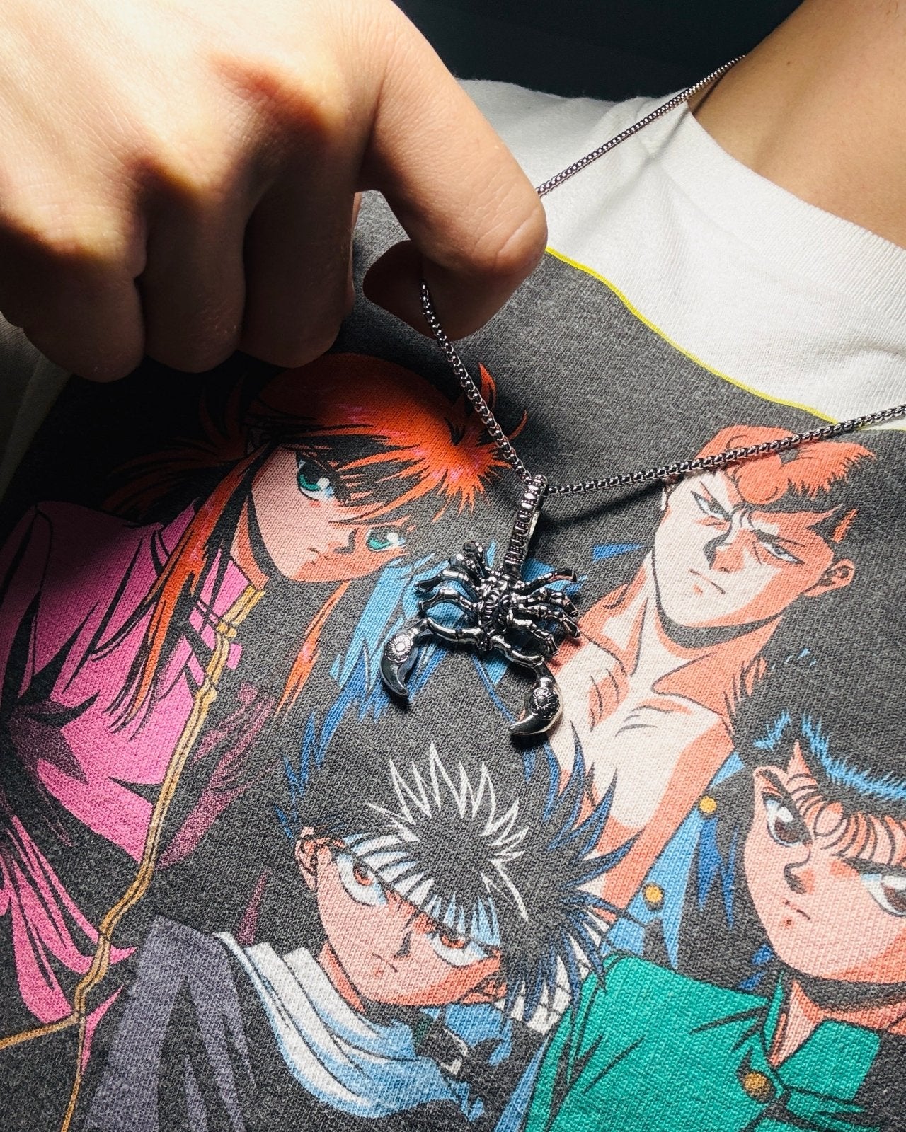 Scorpion Pendant Stainless Steel Necklace - Lennys Vintage