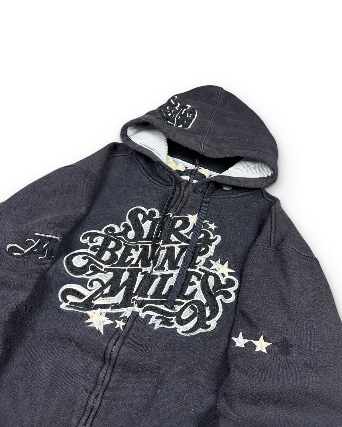 2000's Sir Benni Miles Hip Hop Zip Hoodie *rare (M) - Lennys Vintage