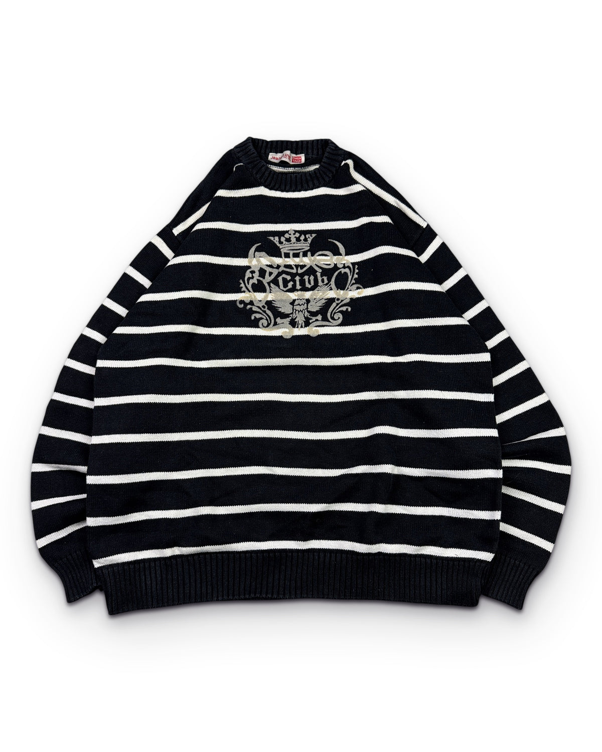 2000's Striped Knit Sweater (L) - Lennys Vintage