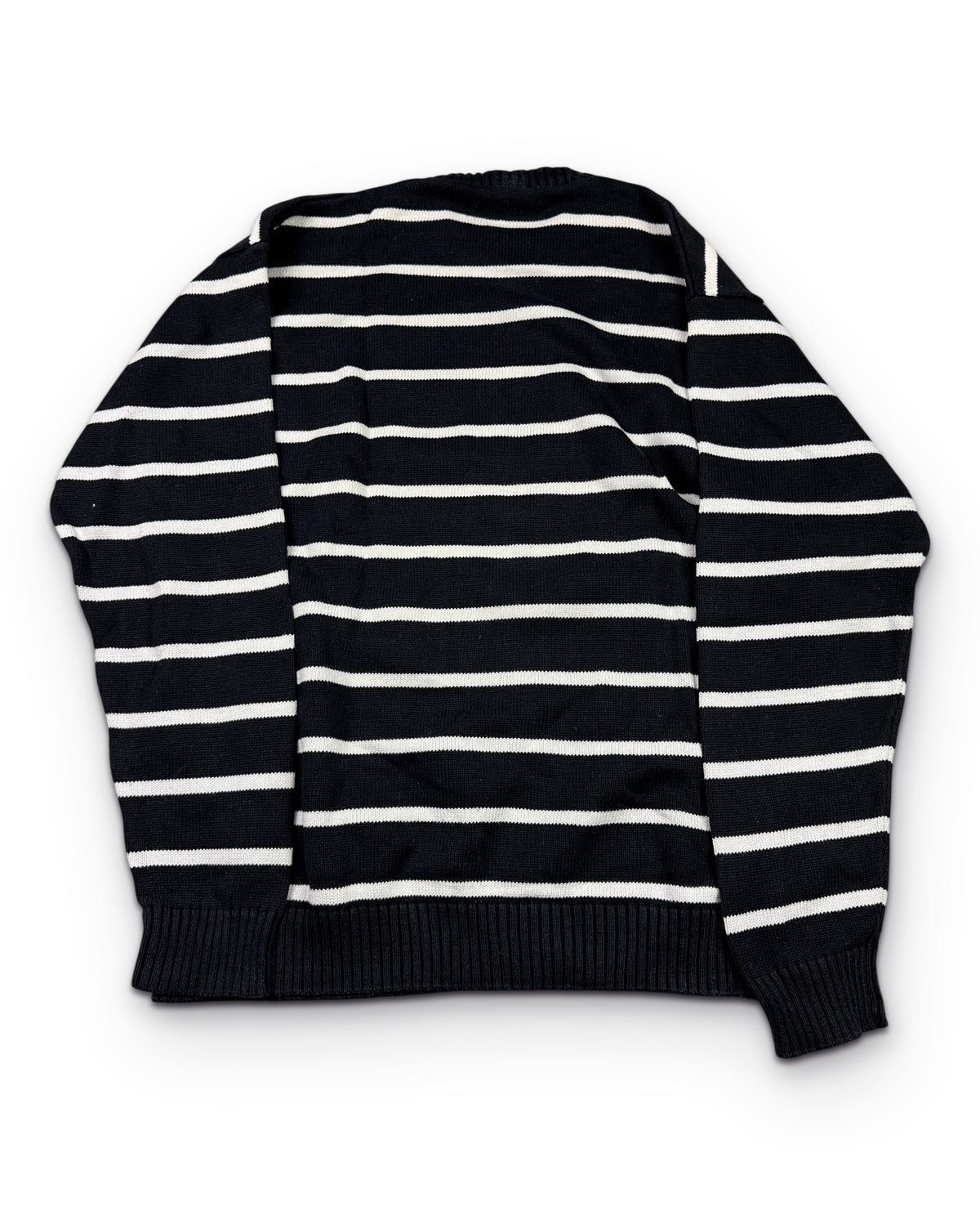 2000's Striped Knit Sweater (L) - Lennys Vintage