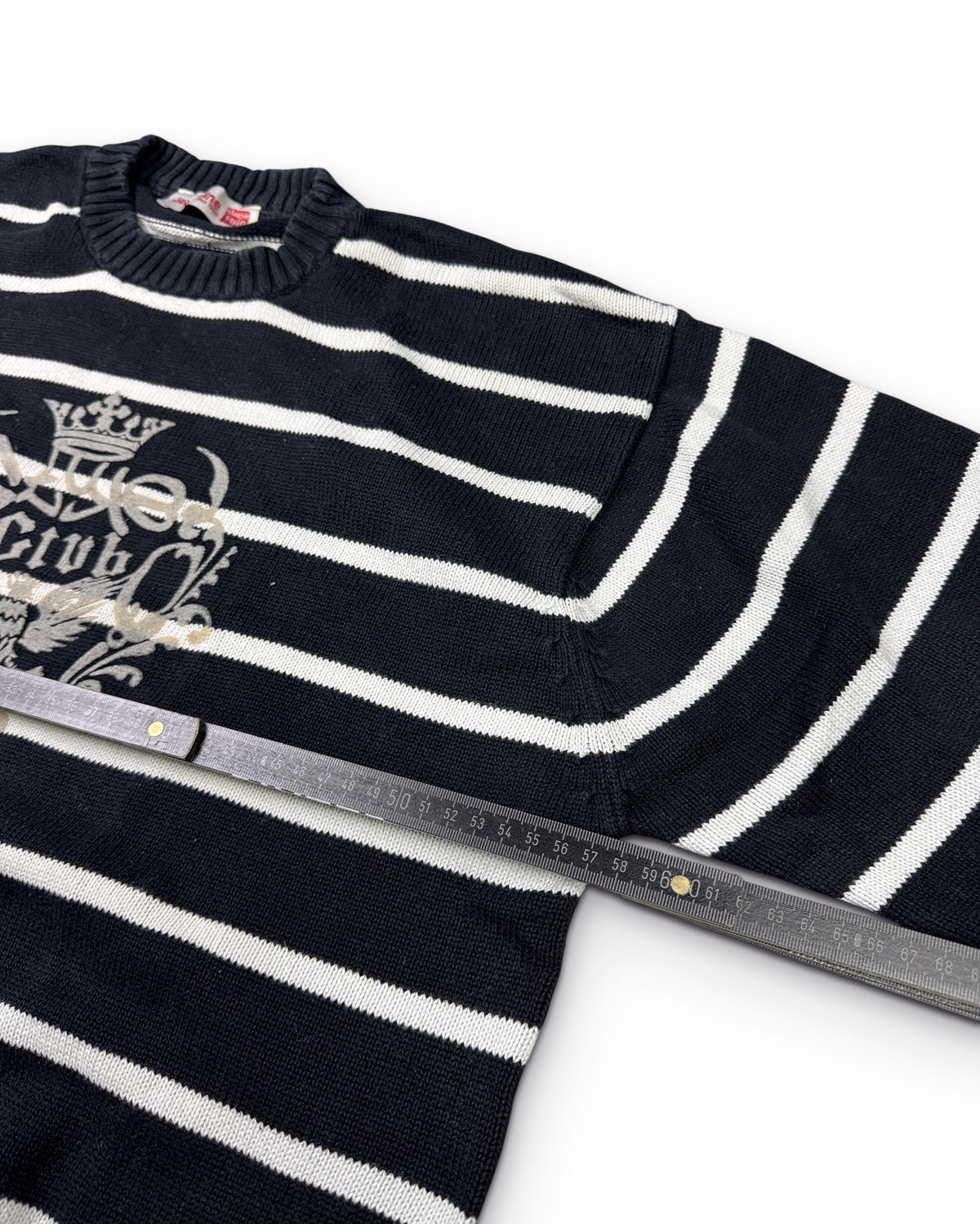 2000's Striped Knit Sweater (L) - Lennys Vintage