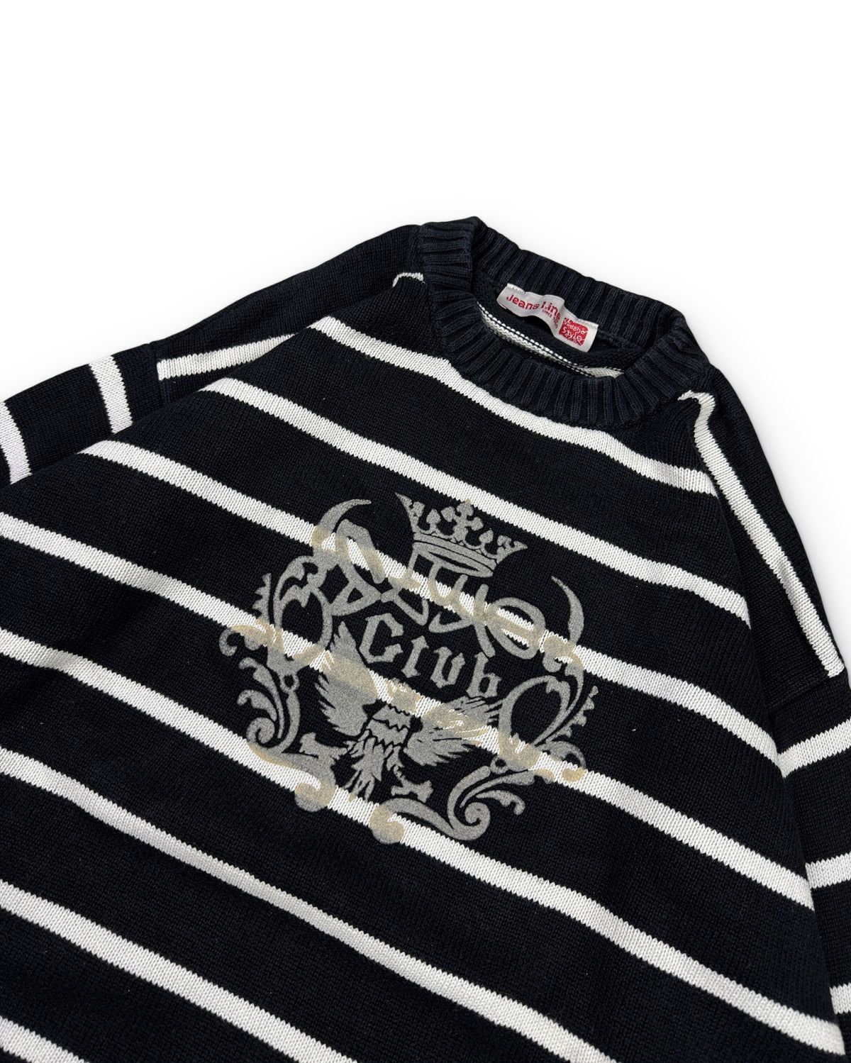2000's Striped Knit Sweater (L) - Lennys Vintage