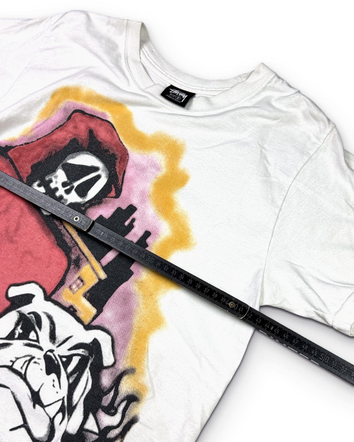 2000's Stüssy Bulldog 8 Ball Tee *rare (S) - Lennys Vintage