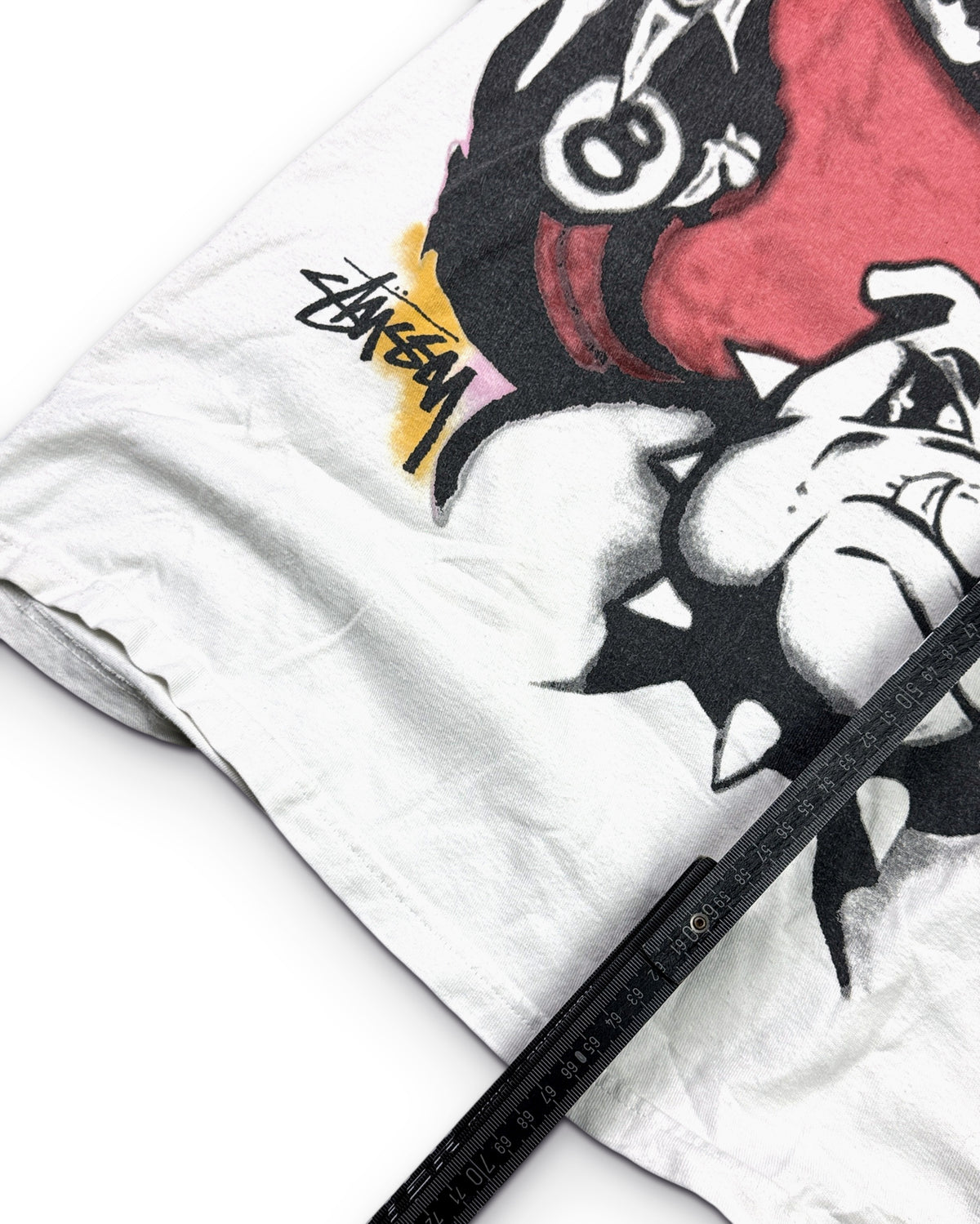 2000's Stüssy Bulldog 8 Ball Tee *rare (S) - Lennys Vintage
