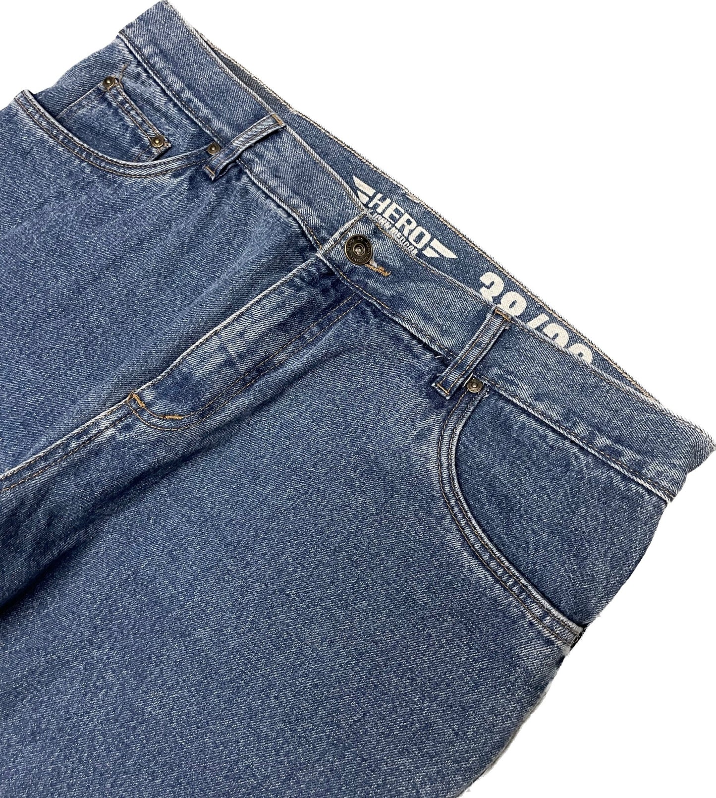 Vintage Hero Baggy Jeans 38x30 - Lennys Vintage