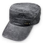 Washed Charcoal Military Cap - Lennys Vintage