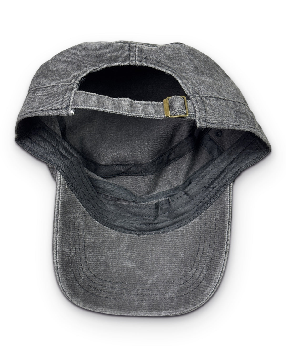 Washed Charcoal Military Cap - Lennys Vintage
