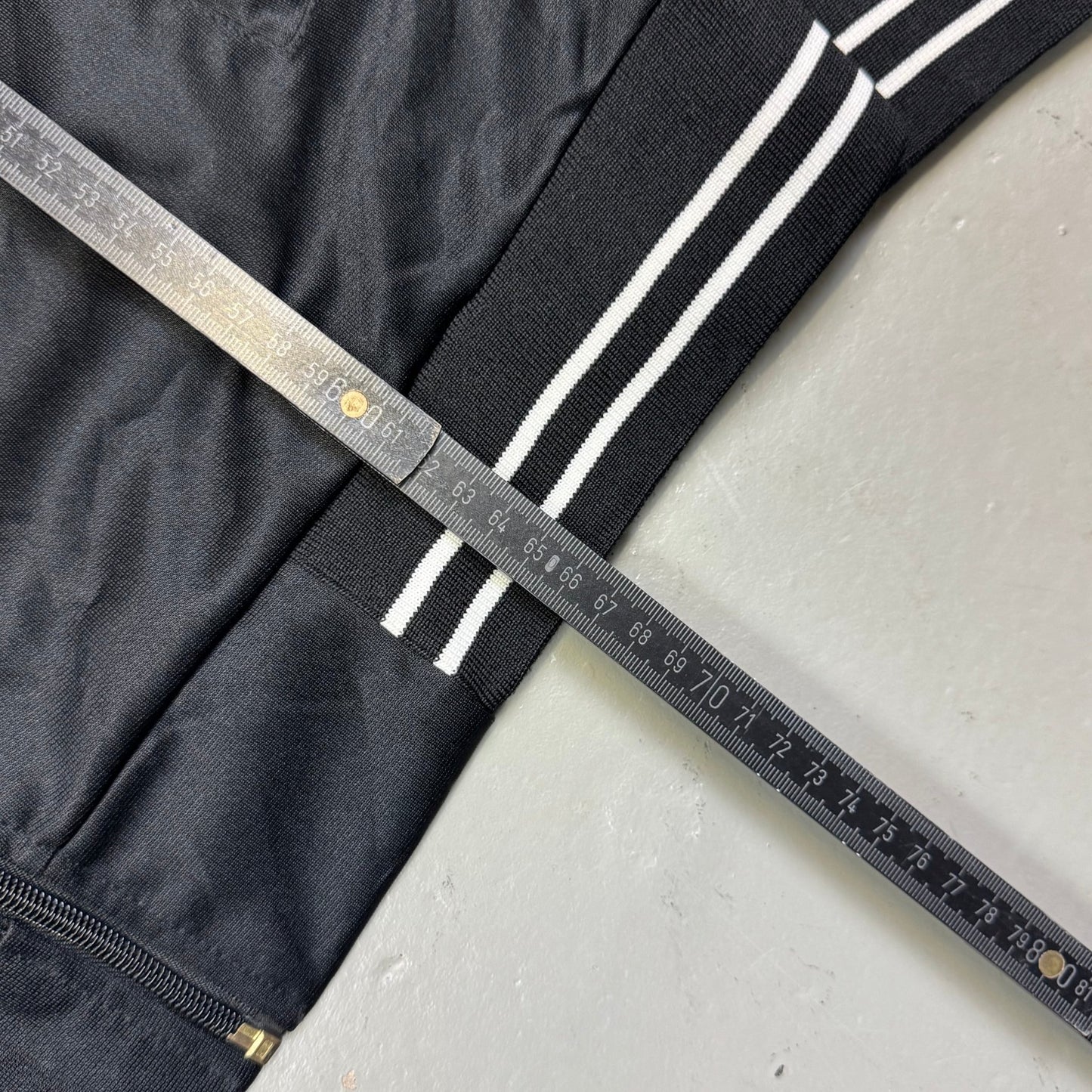 Y2K Center Clease Skull Track Jacket (L) - Lennys Vintage