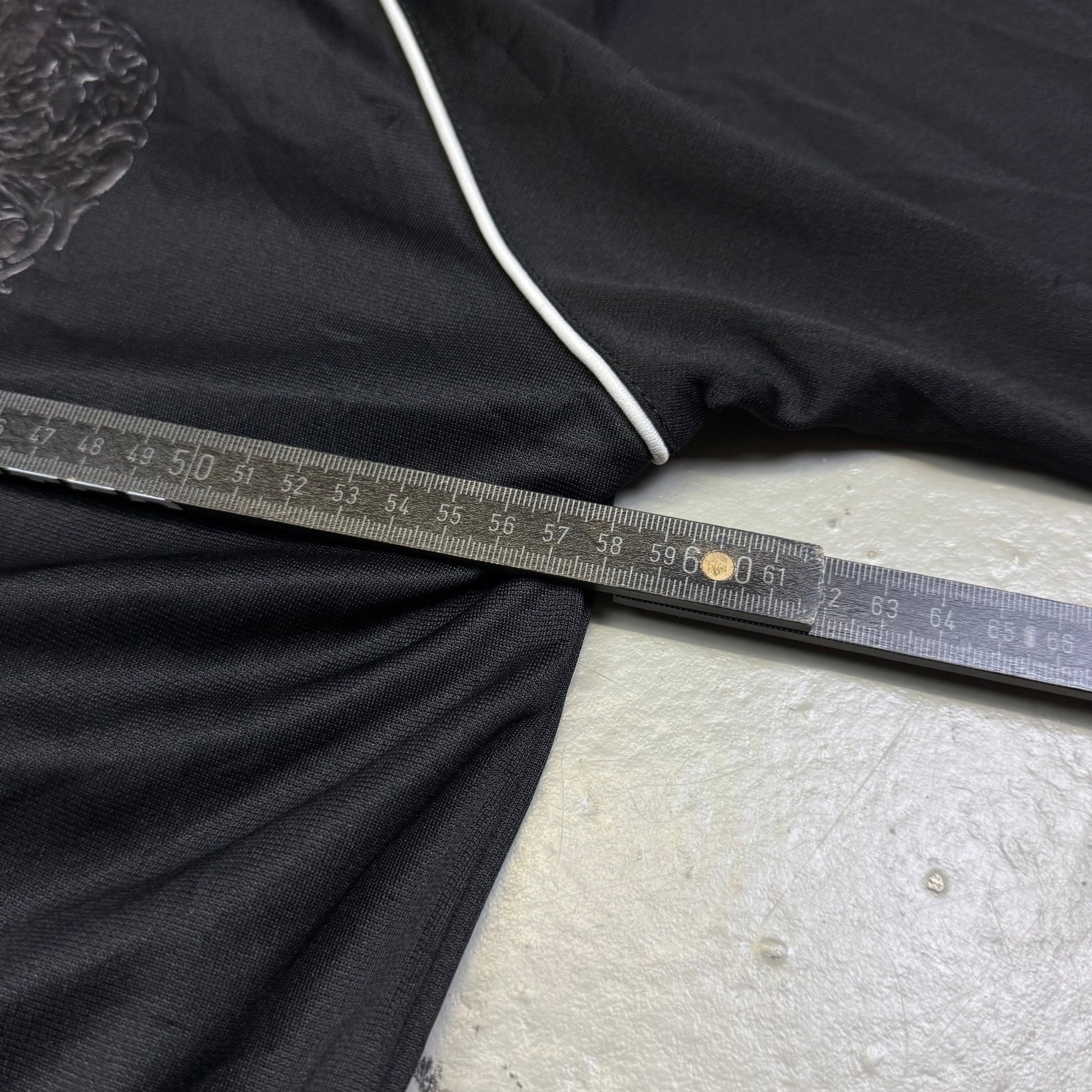 Y2K Center Clease Skull Track Jacket (L) - Lennys Vintage