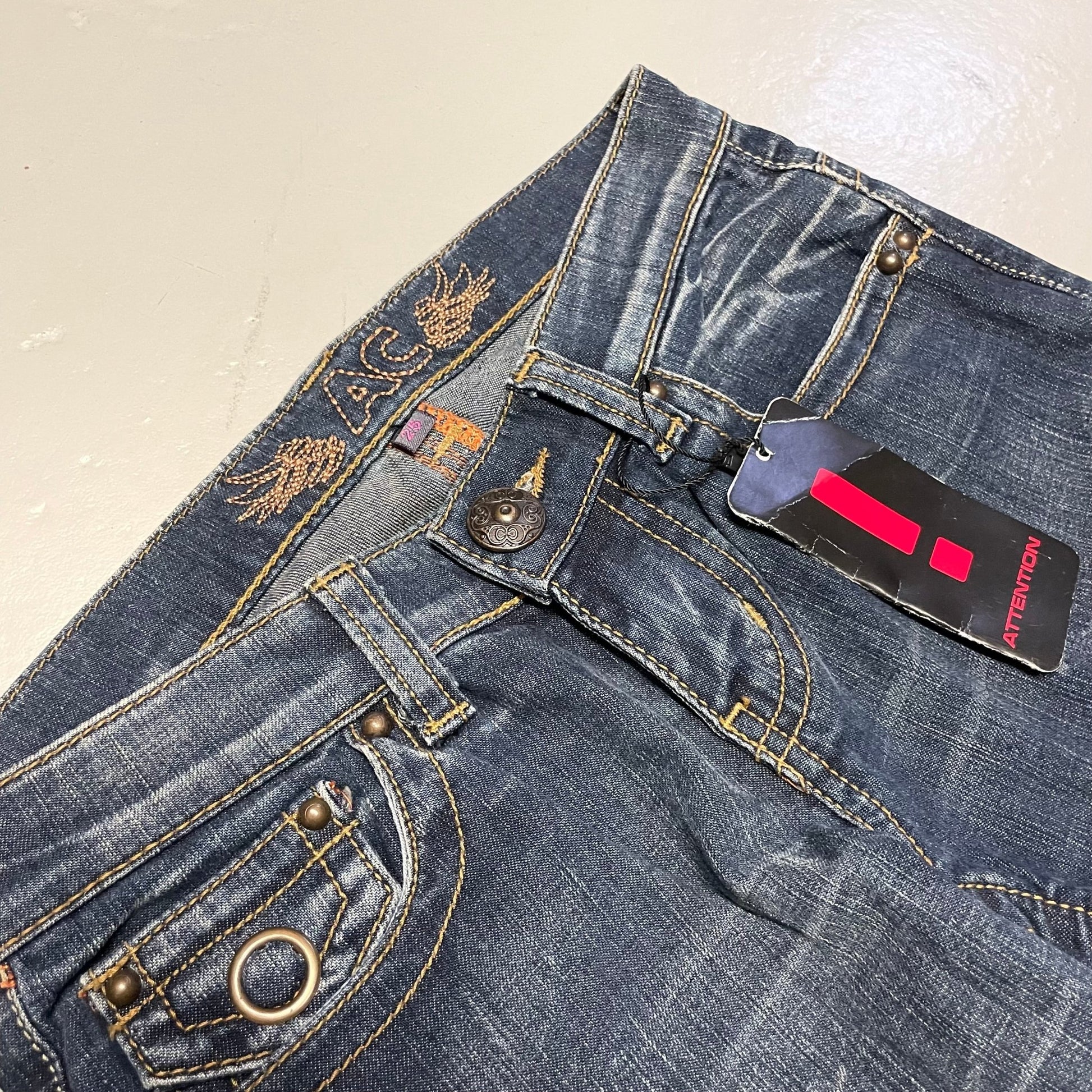 Y2K Deadstock AC Jorts Women’s (W27) - Lennys Vintage