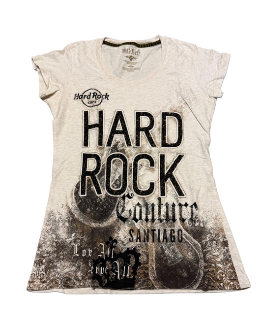 Y2K Hard Rock Santiago Shirt Women‘s (M) - Lennys Vintage