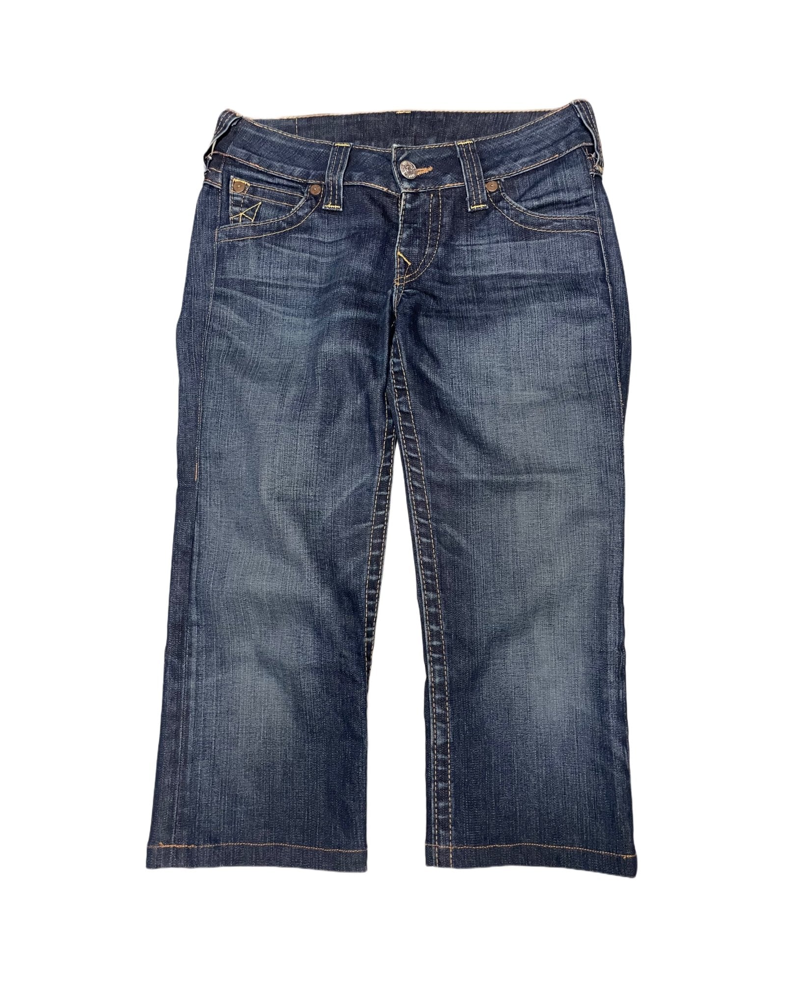 Y2K True Religion 3/4 Jeans women’s (S) - Lennys Vintage