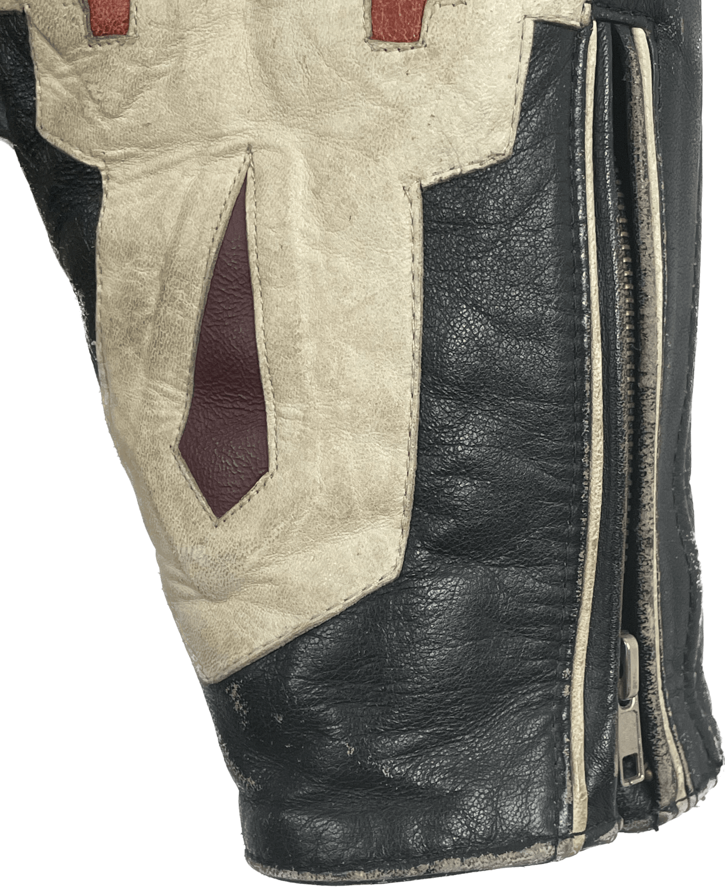 1980’s VOLCANO Native American Handmade Biker Leather Jacket *extremely rare (L) - Lennys Vintage