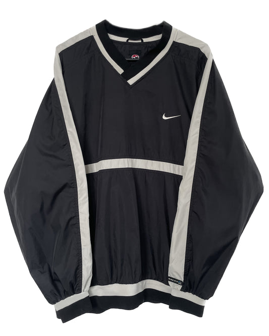 Vintage Nike V-Neck Windbreaker Sweater (L)