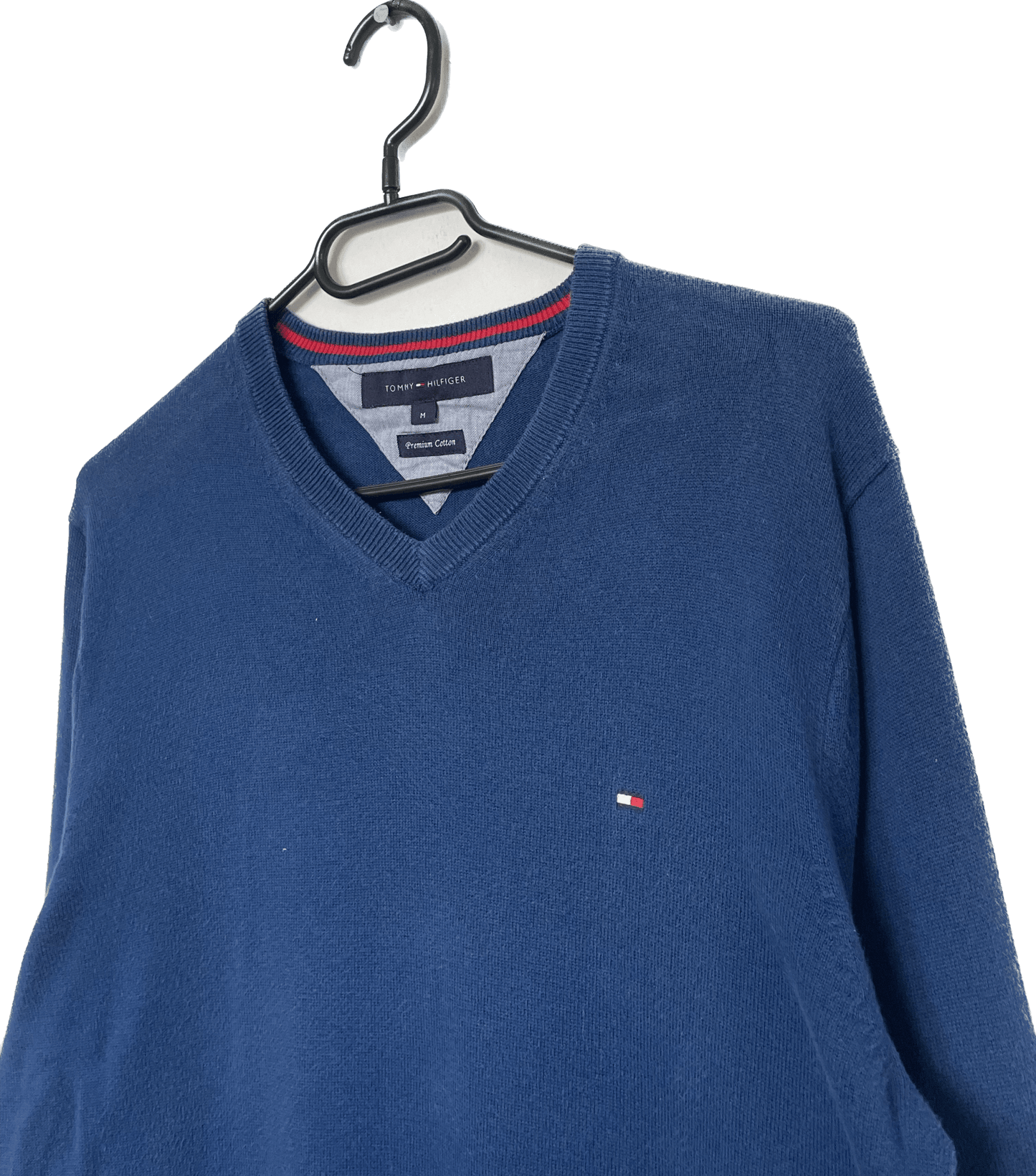 Tommy Hilfiger V - Neck Sweater (M) - Lennys Vintage